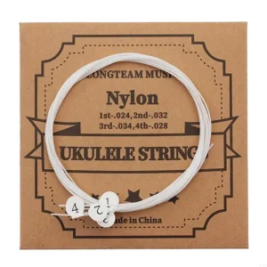 31BE 4×Ukulele Guitar Strings Set Nylon Strings for 21/23/26 Inch Ukulele Universal