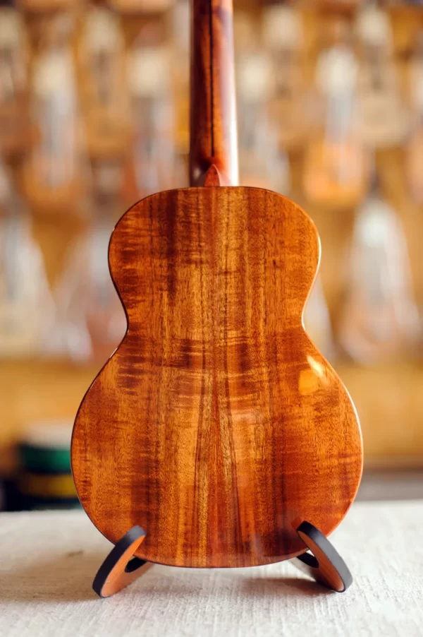 Bright Sun 26 inch Tenor Ukulele Solid Acacia Wood BS-21TC With Bag Tuner Capo Belt Strings Picks - Image 4