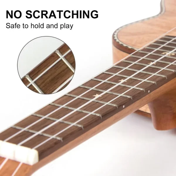 Kmise Soprano Ukulele 21 inch Okoume Tiger Flame Classical Guitar Head Ukelele 15 Frets - Image 6