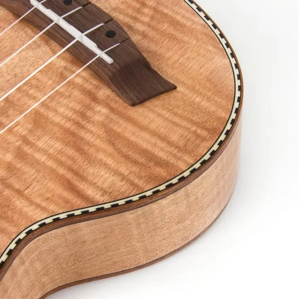 Kmise Soprano Ukulele 21 inch Okoume Tiger Flame Classical Guitar Head Ukelele 15 Frets - Image 5