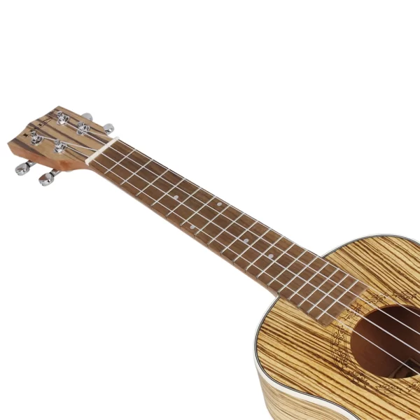 IRIN 21 Inch Zebra Wood Ukulele 4 Strings Hawaiian Guitar Soprano Ukulele With Bag Tuner Strings Capo Guitar Parts & Accessories - Image 5