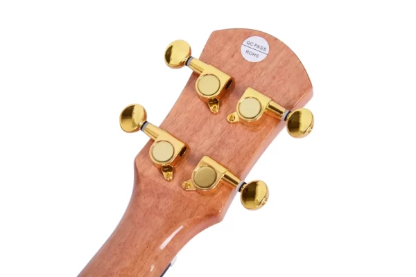 24/26-inch Ukulele Glossy Solid Spruce Top Fully Enclosed Knobs Suitable for Beginners To Practice. - Image 3