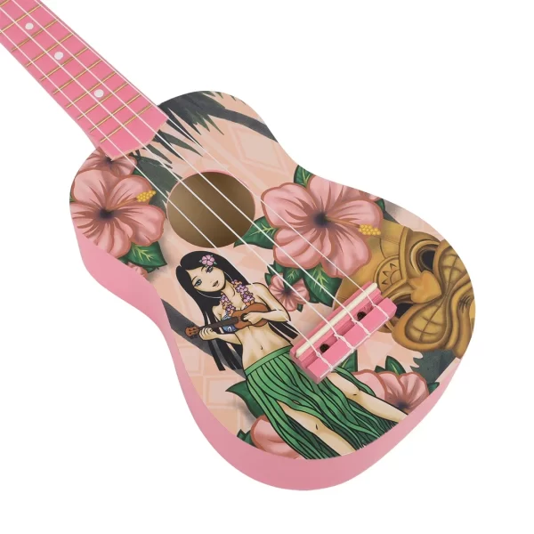 IRIN 21Inch Ukulele Hawaiian Guitar Cartoon Ukulele Beginner Practice Mini Guitar Stringed Instruments Children's Gift With Bag - Image 4