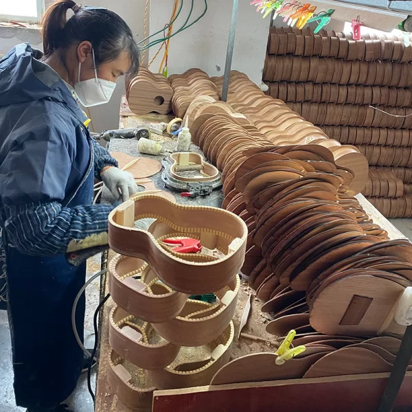 Manufacturer Wholesale Cheap 21/23/24/26/30 Inch Ukulele Tenor Baritone Soprano Full Color Solid Wood Concert China - Image 5