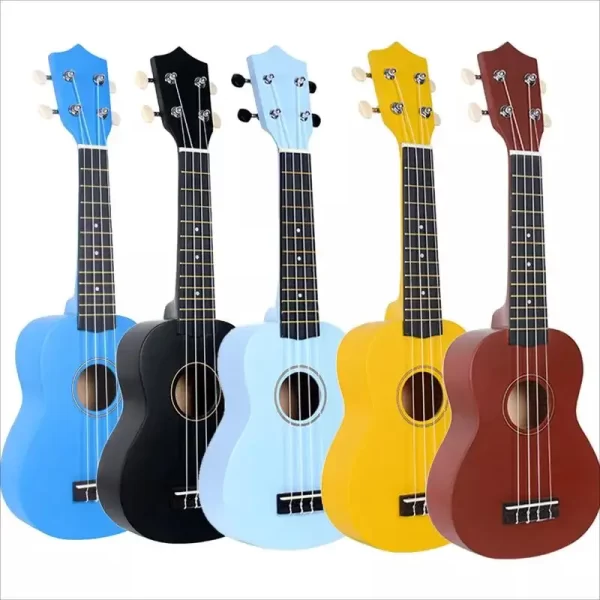 Manufacturer Wholesale Cheap 21/23/24/26/30 Inch Ukulele Tenor Baritone Soprano Full Color Solid Wood Concert China - Image 3