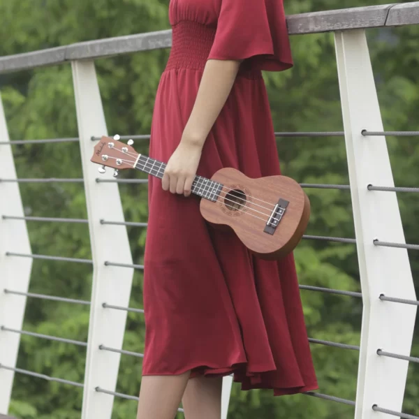 21 inch ukulele for Beginners Strings Instrument 4 Strings Delicate Tuning Ukulele Durable and Stable Sound Solid Wood Materials - Image 6