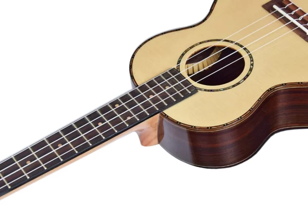 24/26-inch Ukulele Glossy Solid Spruce Top Fully Enclosed Knobs Suitable for Beginners To Practice. - Image 4
