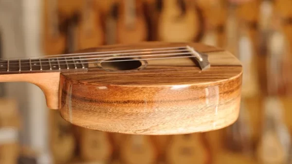 BS-20SL Full Solid Koa Wood Ukuleles Pineapple Ukulele Handcraft Ukuleles - Image 3