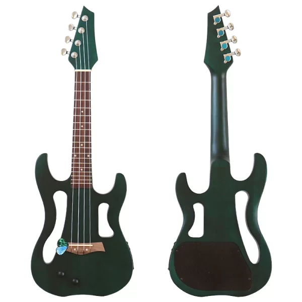 New Arrival 26 Inch Electric Ukulele Guitar Full Okoume Wood Guitar Body 4 String Mini Uk Guitar Children Gift With Foambag - Image 4