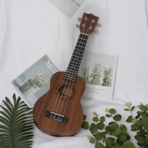 21 inch ukulele for Beginners Strings Instrument 4 Strings Delicate Tuning Ukulele Durable and Stable Sound Solid Wood Materials