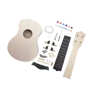 ukulele material pack diy kit unfinished stringed instrument bamboo acoustic guitar high grade durable basswood lightweight safe