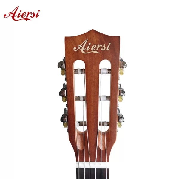 Aiersi-Acoustic Guitar with 6 Strings, Professional Ukulele, Small, Travel, Classical Guitar Kit, 28 Inch, Koa Wood - Image 3