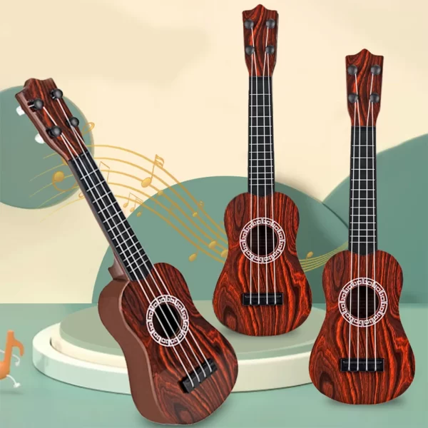 16 In Kids Ukulele Kids Classical Ukulele Simulating Music Ukulele Instrument for Kids Toddlers Birthday Holiday Gifts - Image 2