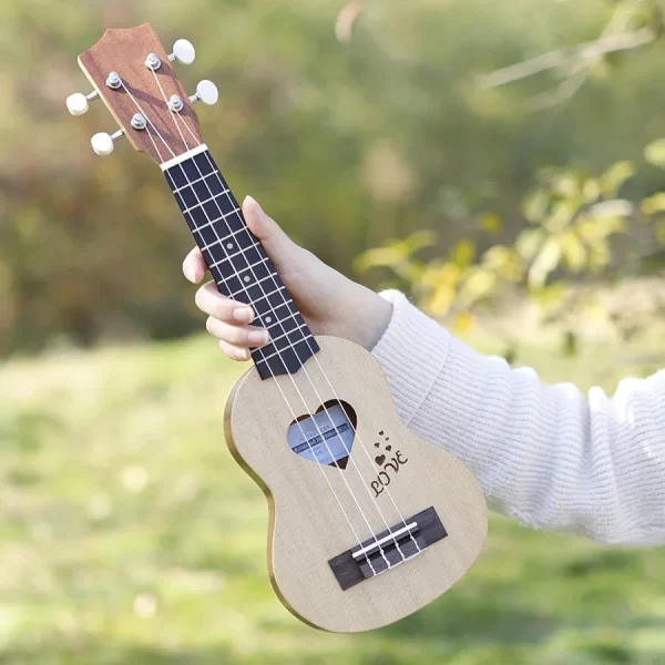 IRIN 17 Inch Ukulele Spruce Wood Musical Instrument 4 String Hawaiian Guitar With Storage Bag Adult Gifts Kids Educational Tools - Image 2