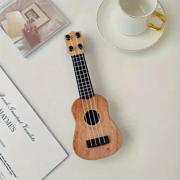 Mini 4-String Classical Ukulele Guitar Toy Musical Instrument for Kids Children Beginners Early Education Small Guitar - Image 5