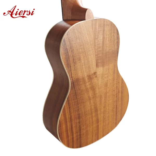 Aiersi-Acoustic Guitar with 6 Strings, Professional Ukulele, Small, Travel, Classical Guitar Kit, 28 Inch, Koa Wood - Image 6