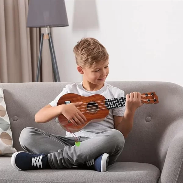 【Hot Cake】17In Kids Ukulele Guitar 4Strings Mini Guitar Children Musical Instruments Toys With Picks For Toddler Kids Boys Girls - Image 5