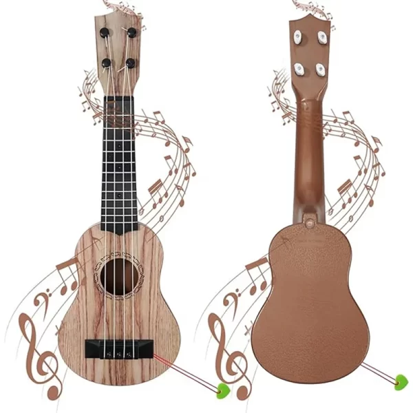 【Hot Cake】17In Kids Ukulele Guitar 4Strings Mini Guitar Children Musical Instruments Toys With Picks For Toddler Kids Boys Girls - Image 3