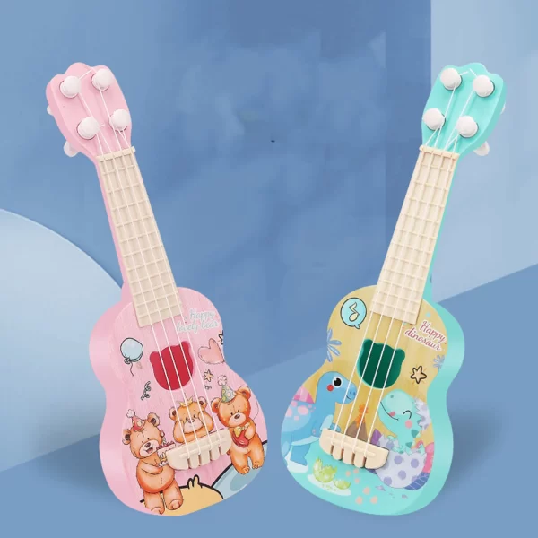 Ukulele Kids Guitar Toy Girls Boys Beginners Mini Guitar Instrument Can Play Music Simulation Toys Birthday Gift - Image 3