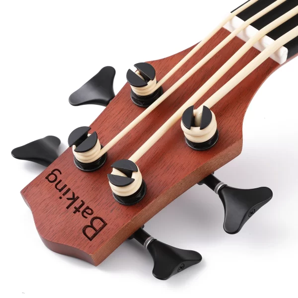 Batking Ukulele Bass Electric Ubass，30 inch Baritone bass ukulele, Fretted Electric Acoustic Uku bass With Gig Bag - Image 6