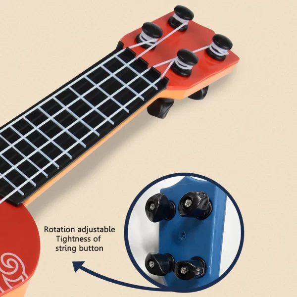 Mini Guitar 4 Strings Ukulele Musical Instruments for Kids Children Beginners Early Educational Learning Small Guitar - Image 2