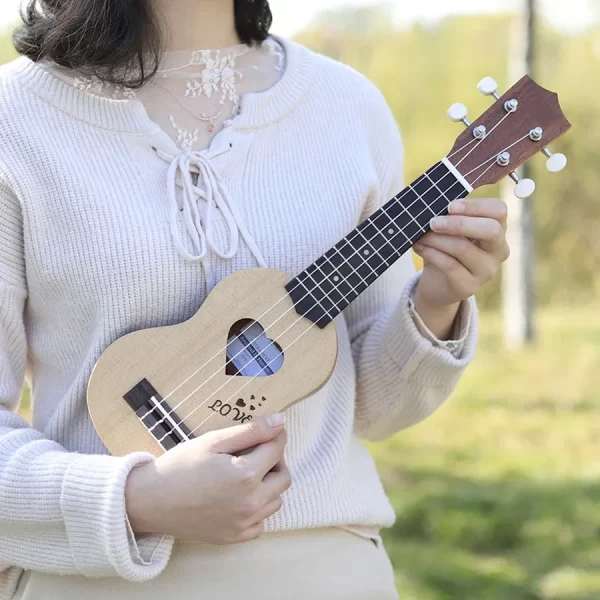 IRIN 17 Inch Ukulele Spruce Wood Musical Instrument 4 String Hawaiian Guitar With Storage Bag Adult Gifts Kids Educational Tools - Image 3