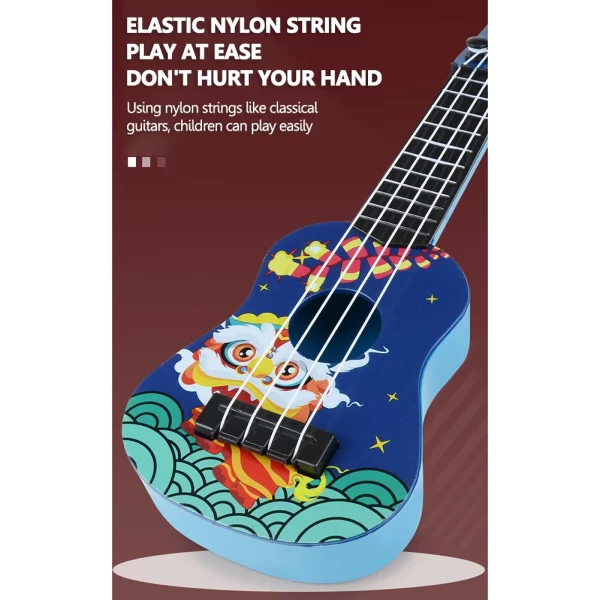 Mini Guitar 4 Strings Ukulele Musical Instruments for Kids Children Beginners Early Educational Learning Small Guitar - Image 4