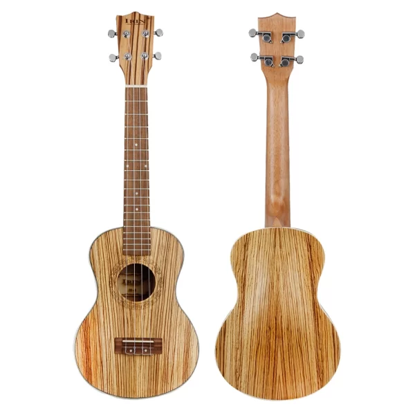 IRIN 21 24 26 Inch Ukulele Zebra Ukulele 4 String Hawaiian Guitar Set with Case Accessories Professional Ukulele for Practice - Image 2