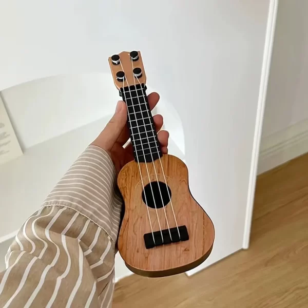 Mini 4-String Classical Ukulele Guitar Toy Musical Instrument for Kids Children Beginners Early Education Small Guitar - Image 2