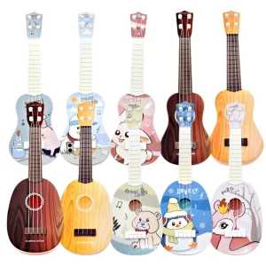 children's trumpet simulation instrument ukulele guitar mini four string playable early education musical toy